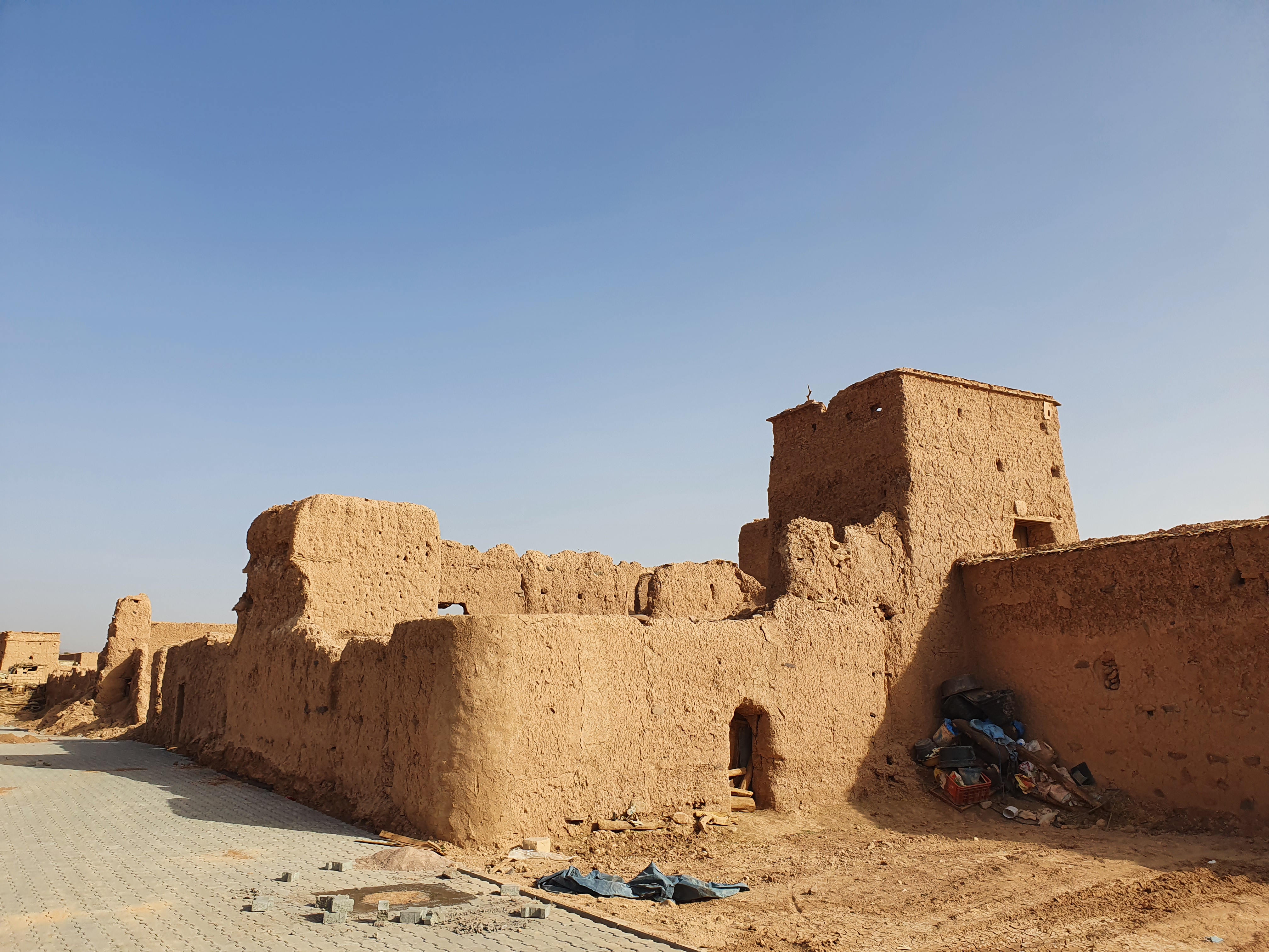 모로코 푸움 즈귀드 고대 카스바