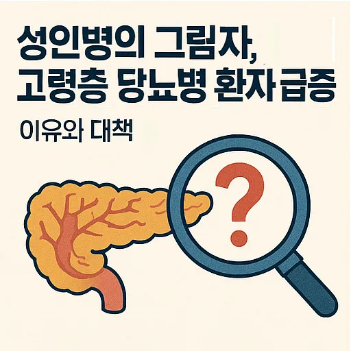 65세 이상 당뇨병 환자 급증
