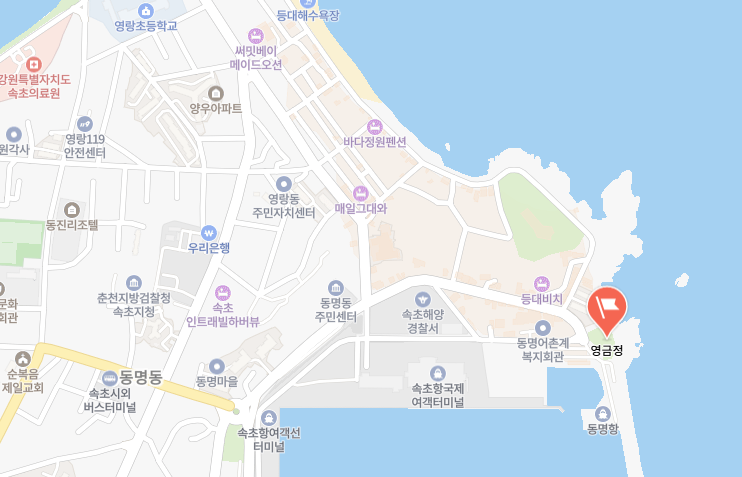 위치 지도 캡처 사진