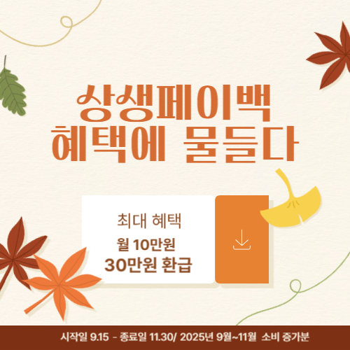 상생페이백 신청방법·자격조건 완전정복: 최대 30만원 환급 받는 법