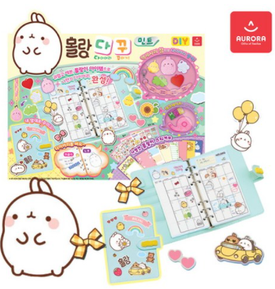 다이어리 - 오로라월드 몰랑 다꾸 세트