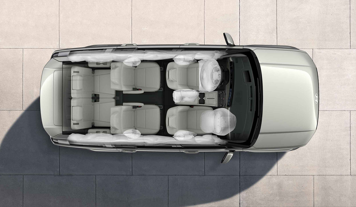 싼타페 풀체인지 10개 에어백