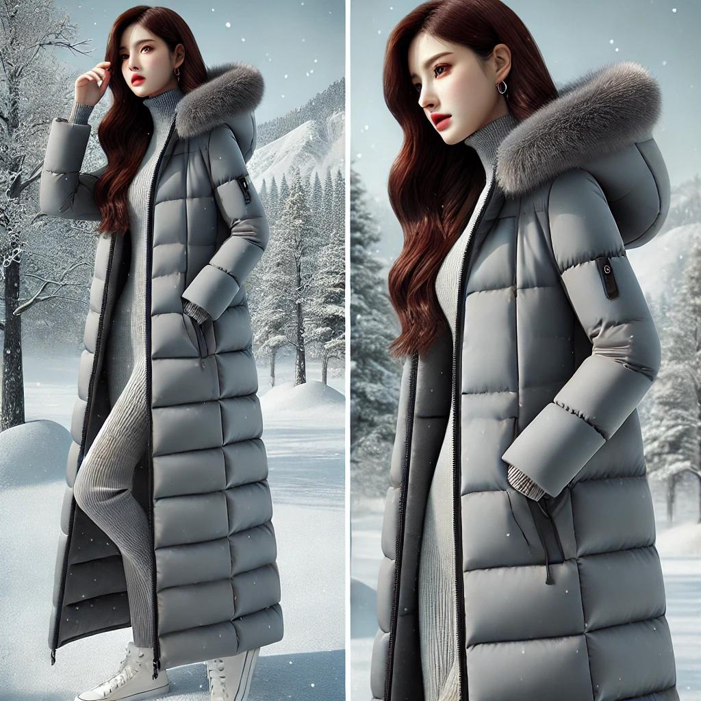 코오롱 롱패딩 여성