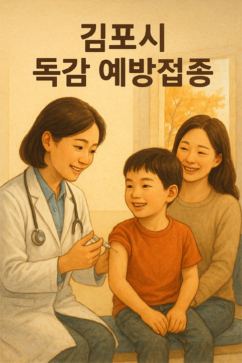 김포시 독감 예방접종 이미지