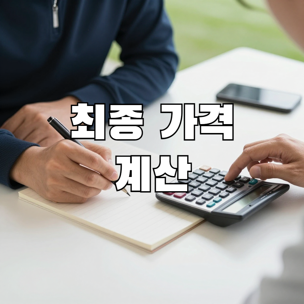 최종 가격 계산