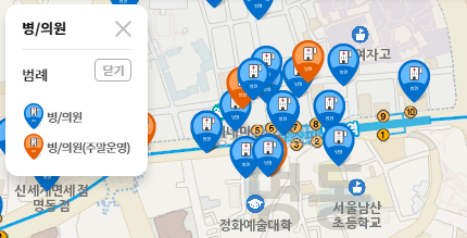 일요일 진료 병원 찾기 (일요일 문여는 병원)