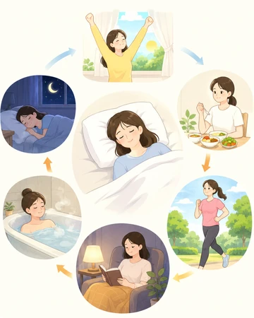 수면관리 생활 리듬 변화 설명11