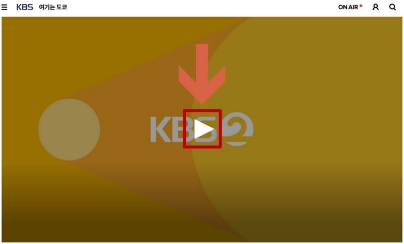 생방송 시청 가능한 동영상 플레이어