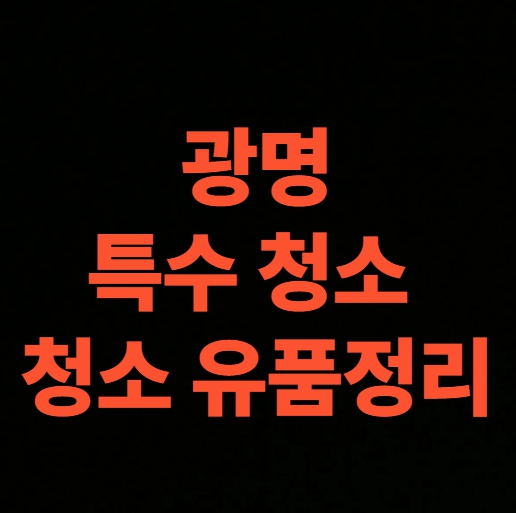 광명 유품정리 업체 선택 기준은? 고독사 청소 비용 3가지 핵심