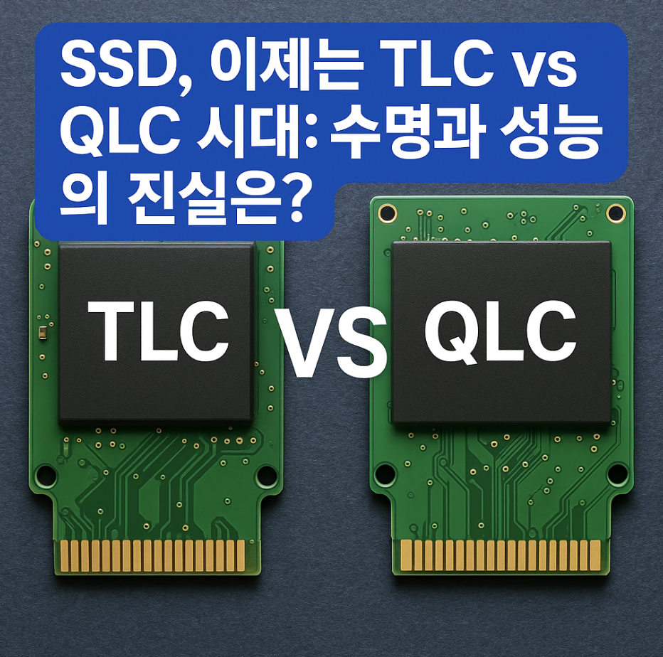 SSD, 이제는 TLC vs QLC 시대: 수명과 성능의 진실은?