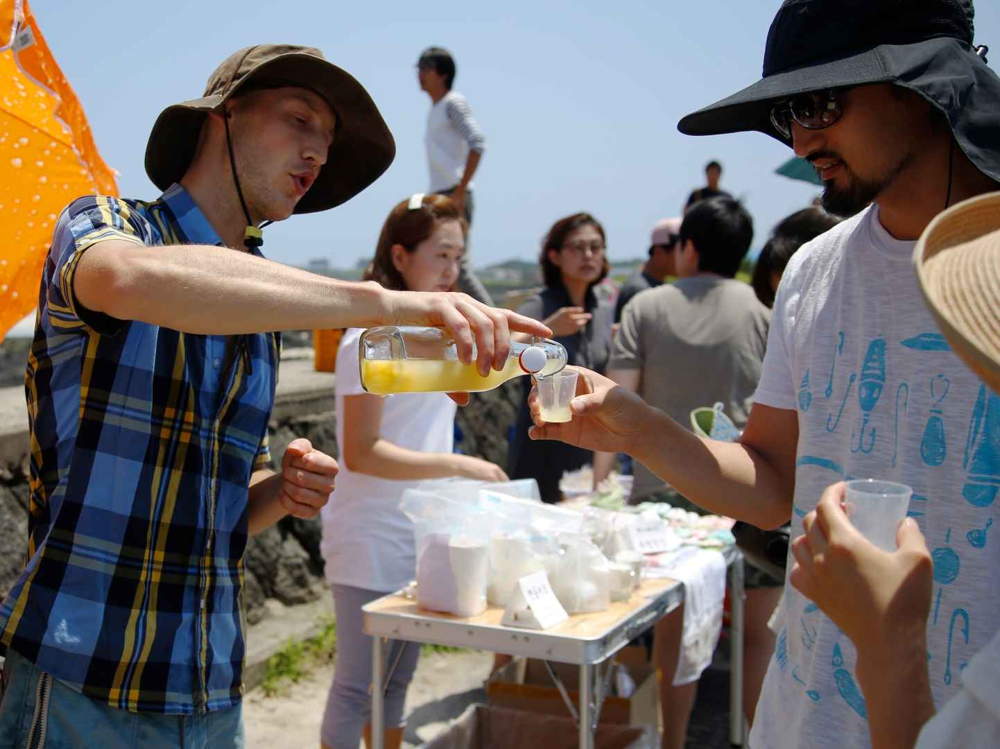 제주 세화해변 벨롱장
