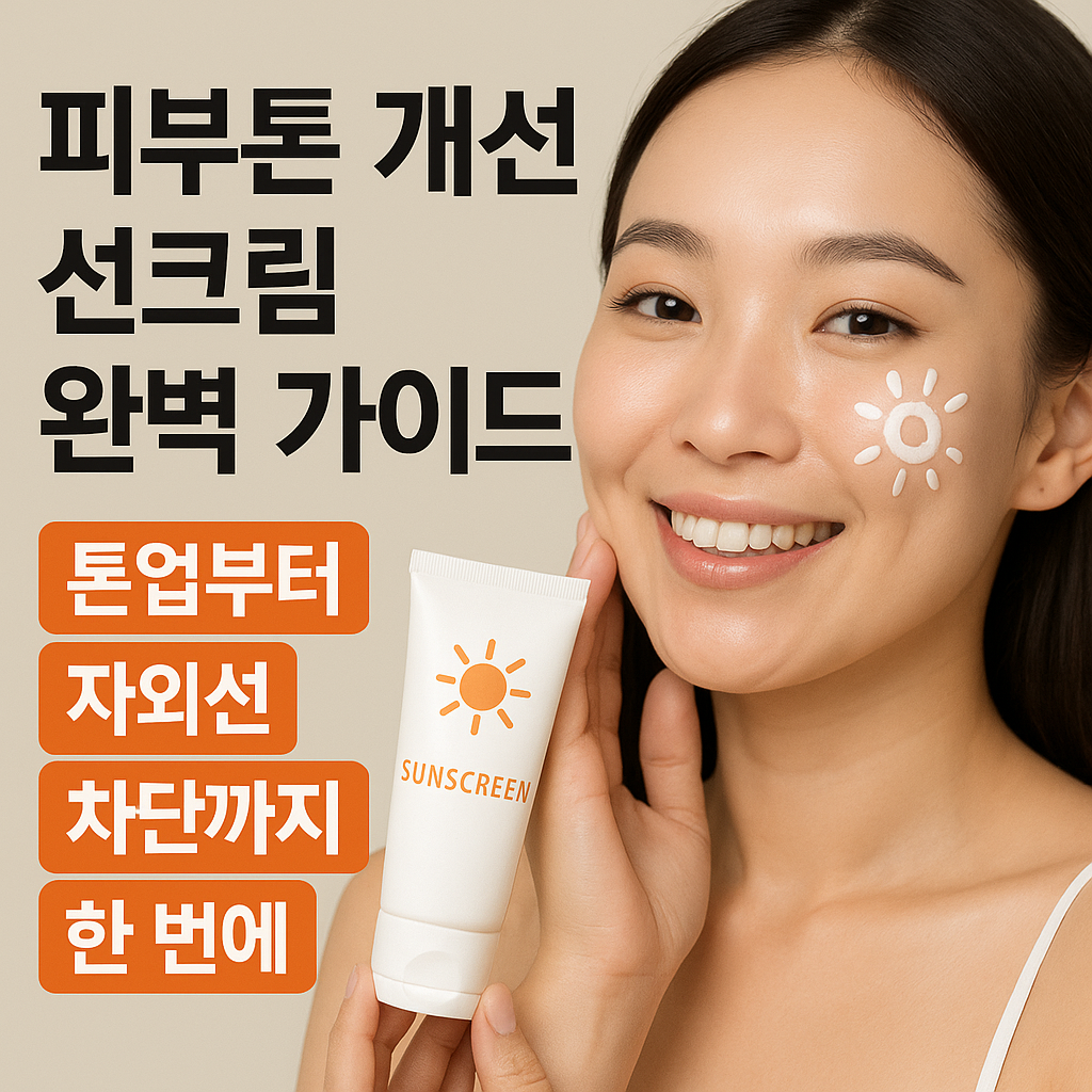 피부톤 개선 선크림