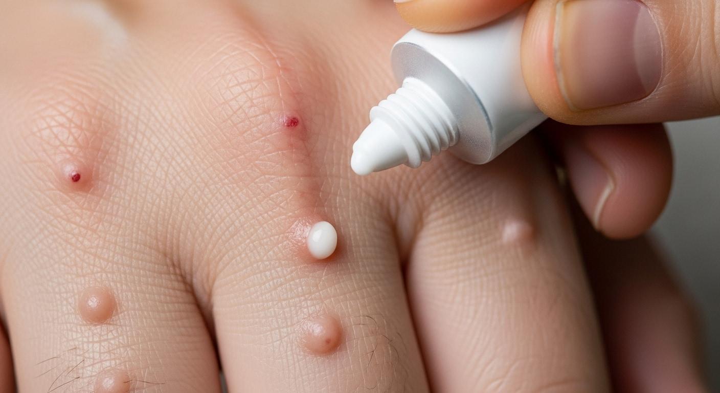 손등 검버섯 제거 연고