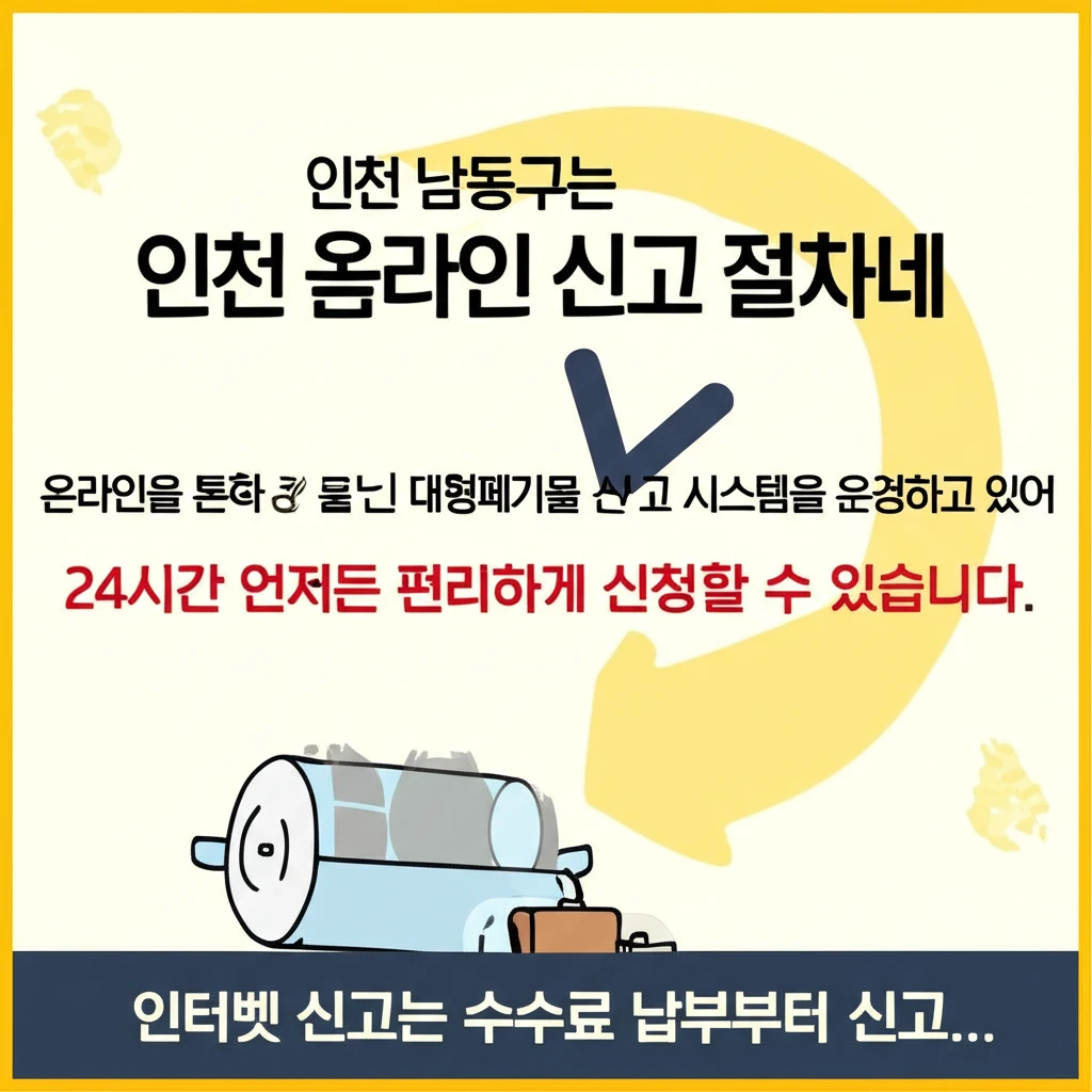 과태료 피하자! 간석동 대형폐기물 올..