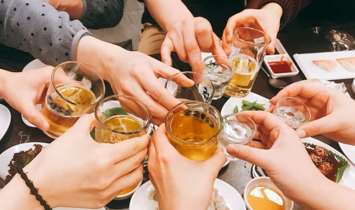 음주, 술자리, 근성장