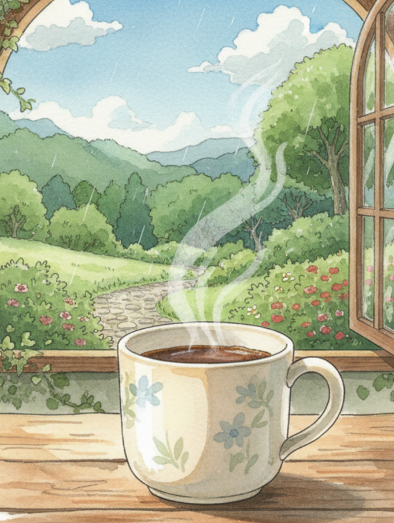 구글 믹스보드 감성 일러스트 프롬프트