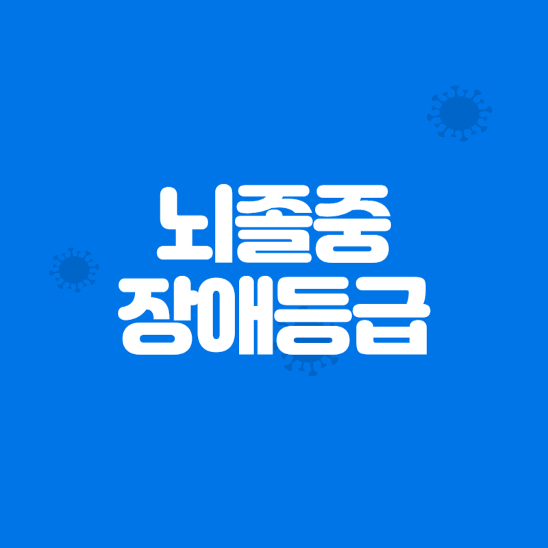 뇌졸중 장애등급