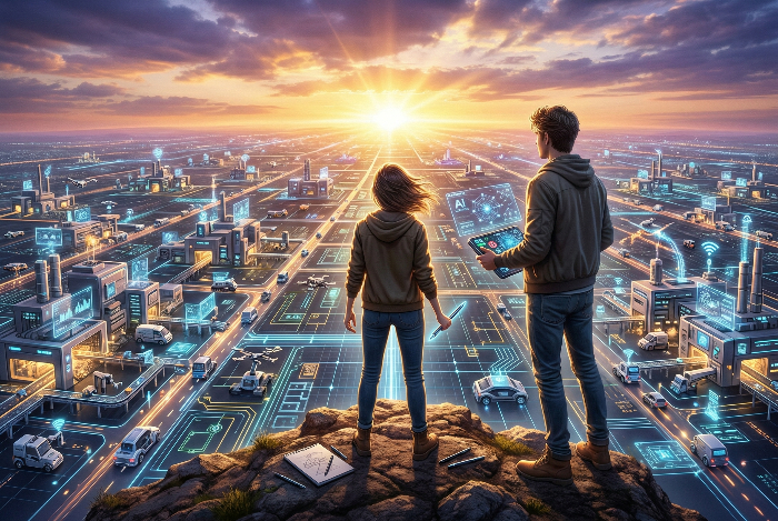 AI를 도구로 삼아 영상 감독으로서의 새로운 지위를 확립한 미래 창작자.