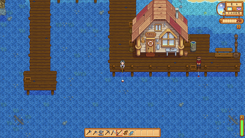 스타듀밸리 낚시 공략 - 낚싯대와 전설 물고기를 잡는 캐릭터