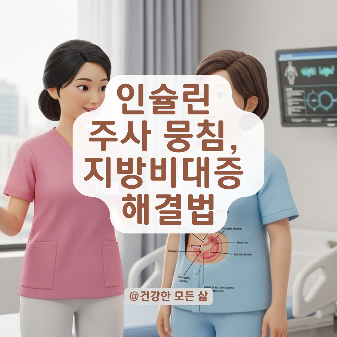 주사 부위가 울퉁불퉁? 인슐린 지방비대증 원인과 예방 꿀팁