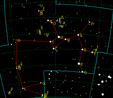 황도 12궁 별자리 궁수자리입니다.