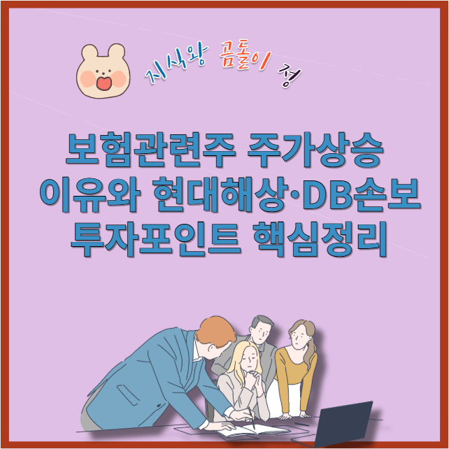 보험관련주 최근흐름 총정리, 삼성생명·삼성화재 왜 올랐는가