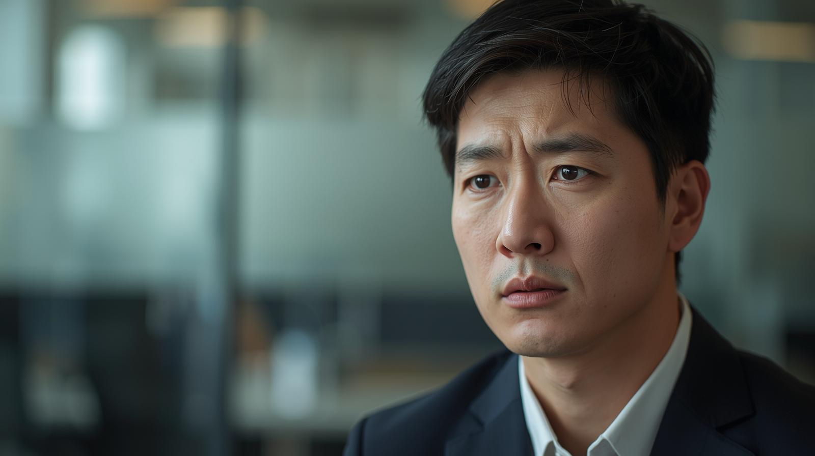 카드깡 피해를 이야기하는 30대 직장인 인터뷰 장면