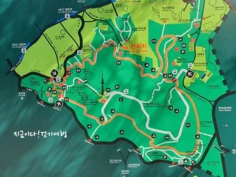 남산둘레길 코스 지도 소요시간 맛집_10