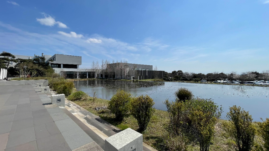 본테 박물관 대형 연못