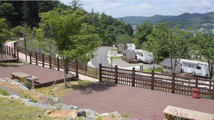 소요 별앤숲 테마파크 야영자 테크