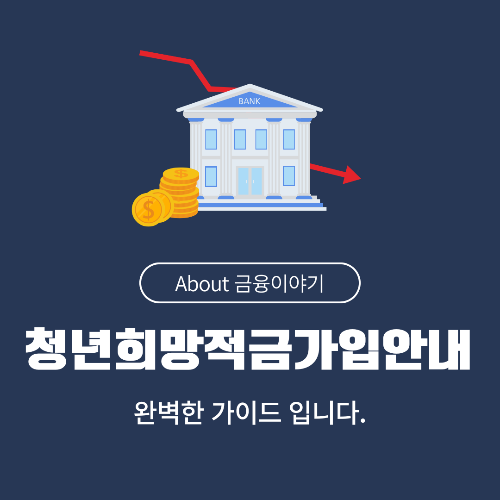 청년희망적금 가입 안내: 정부 지원으로 청년들의 목돈 마련하기