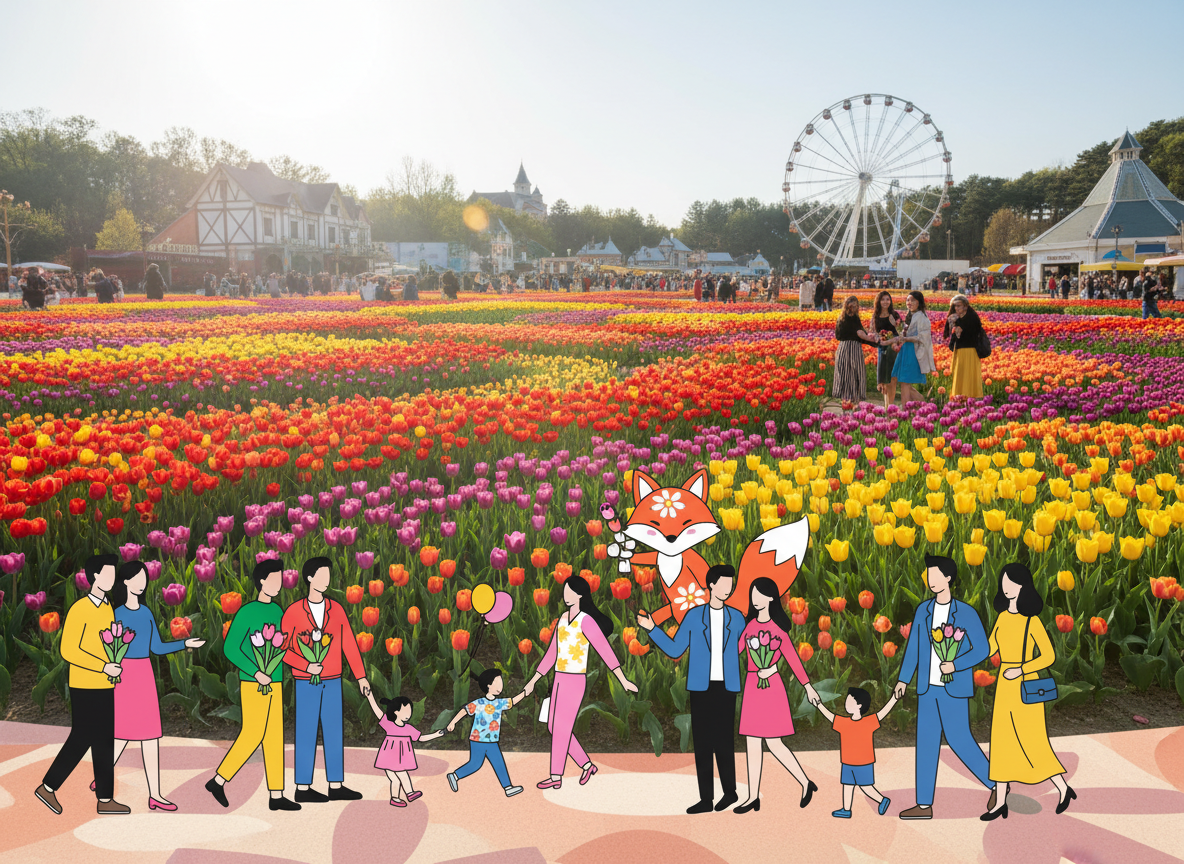 2026 용인 에버랜드 튤립축제 예약 예매 기간 가격