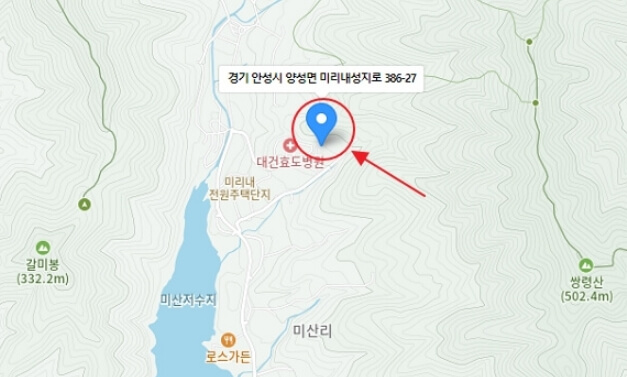 미리내실버타운위치