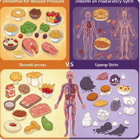 고혈압에 좋은 음식과 나쁜 음식
