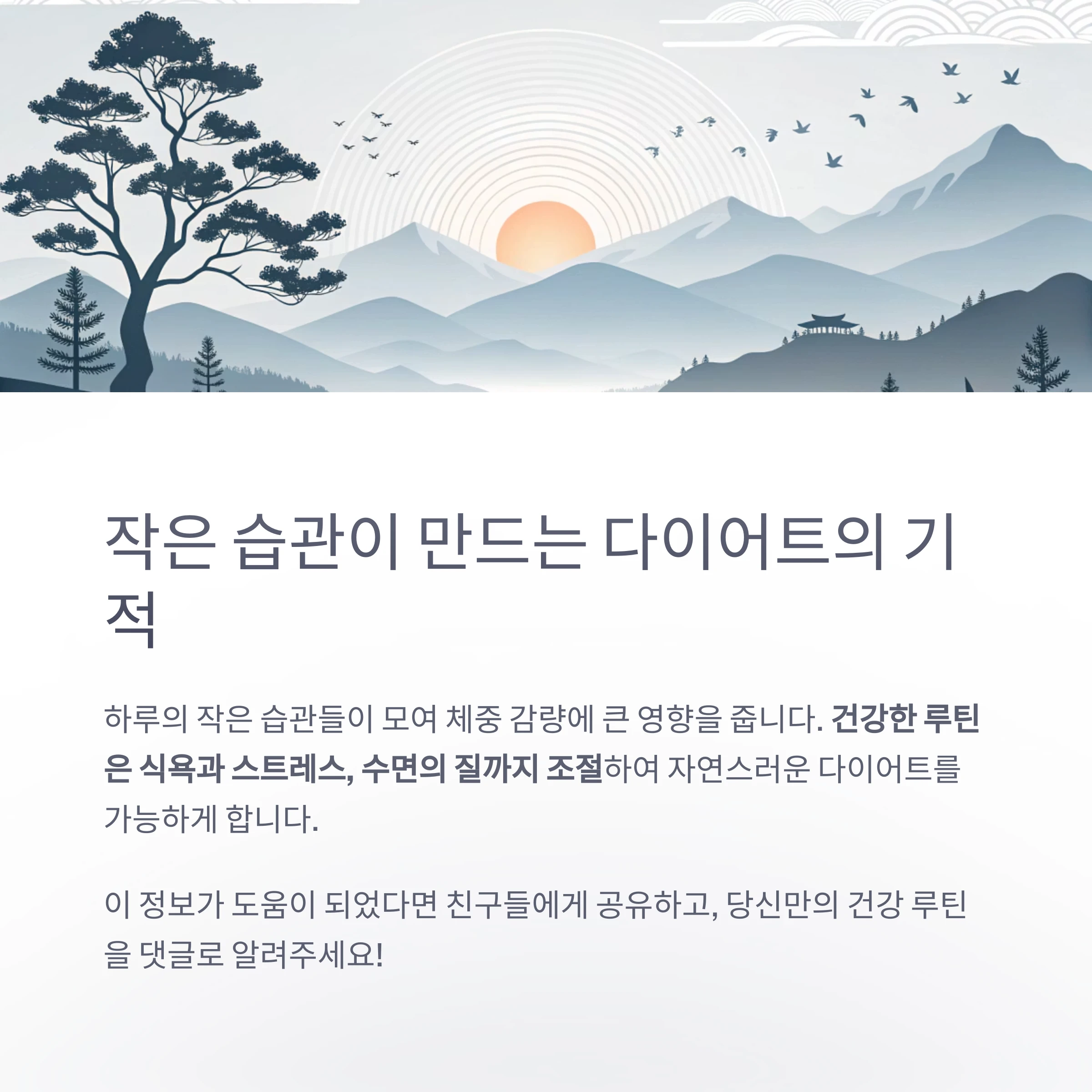 아침루틴