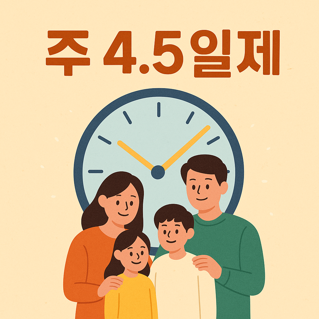 주4.5일제
워라밸
근로시간개선
#워킹맘혜택
노동정책