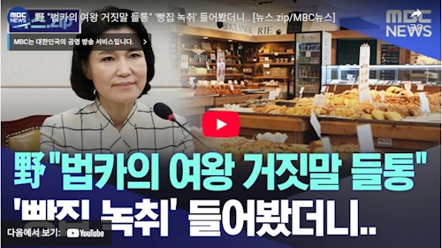 방송통신위원장 이진숙 빵 법카 논란 A to Z