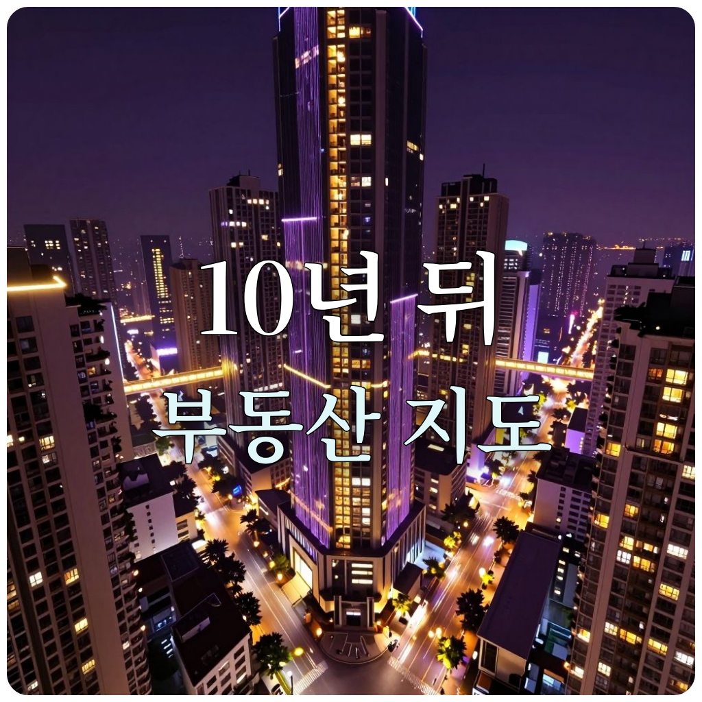 미래형 스마트 시티와 하이엔드 주거 단지의 모습