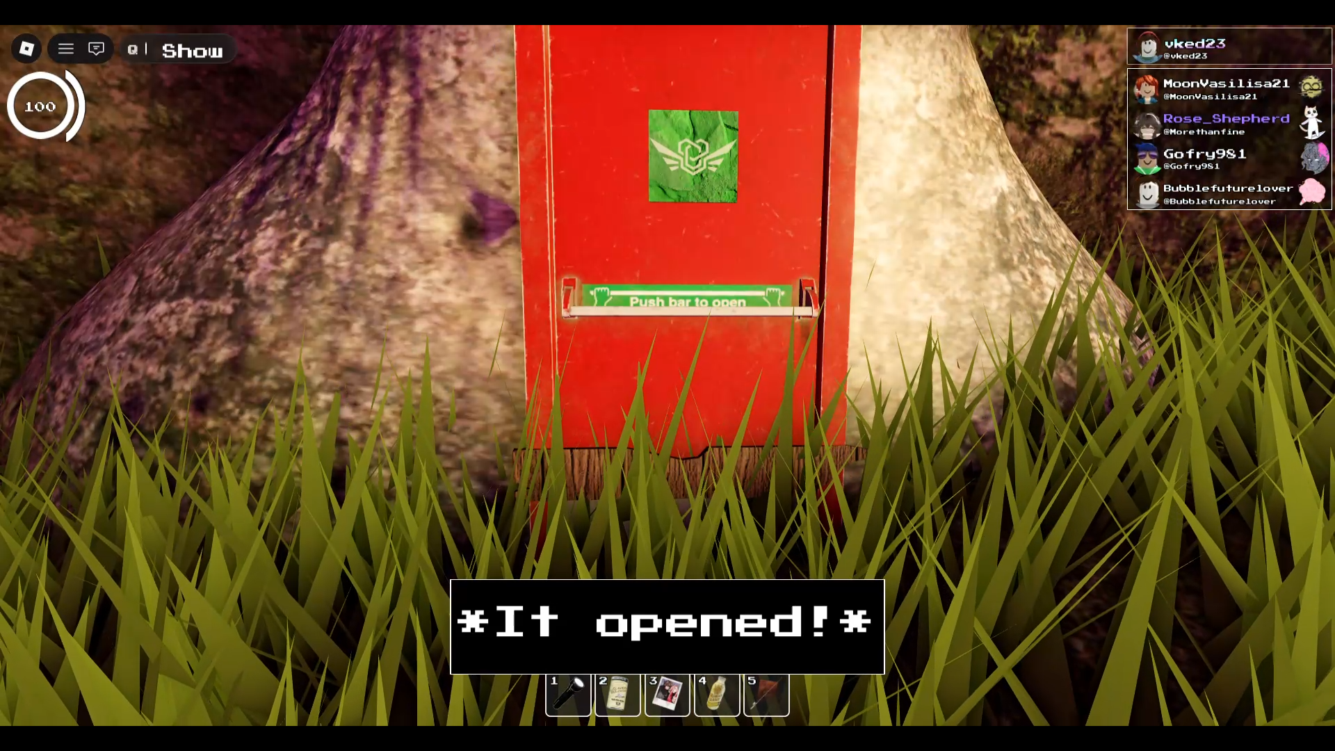 로블록스 백룸 리댁티드 조크 허브 진입 문 개방 (Roblox Backrooms Redacted The Joke Hub Entrance Door - 조크 허브 가는 길)