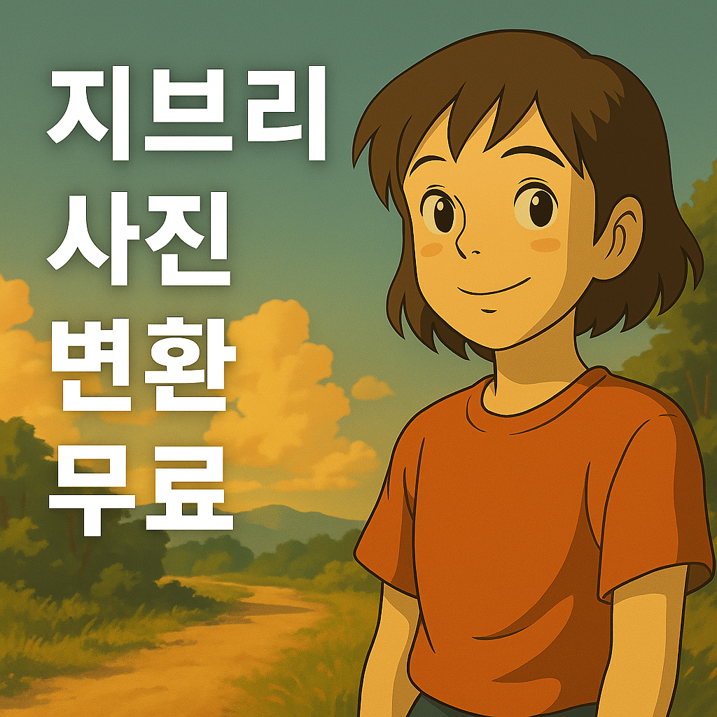 지브리-사진-변환-무료