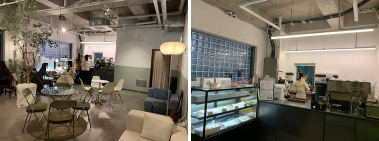 영등포역 카페, 모리 안쪽의 주문대