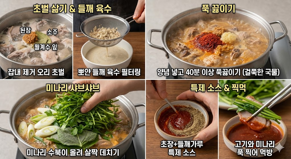 광주식 들깨오리탕