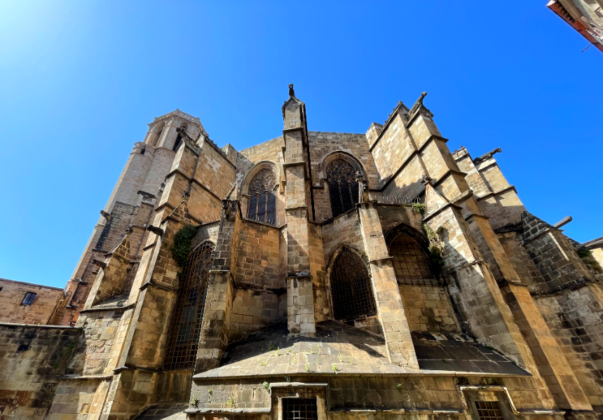 바르셀로나 대성당 배면