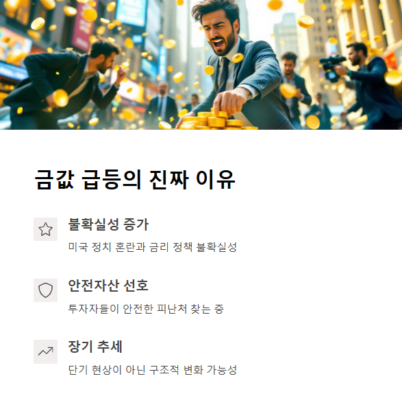 왜 지금 금값이 치솟고 있을까?