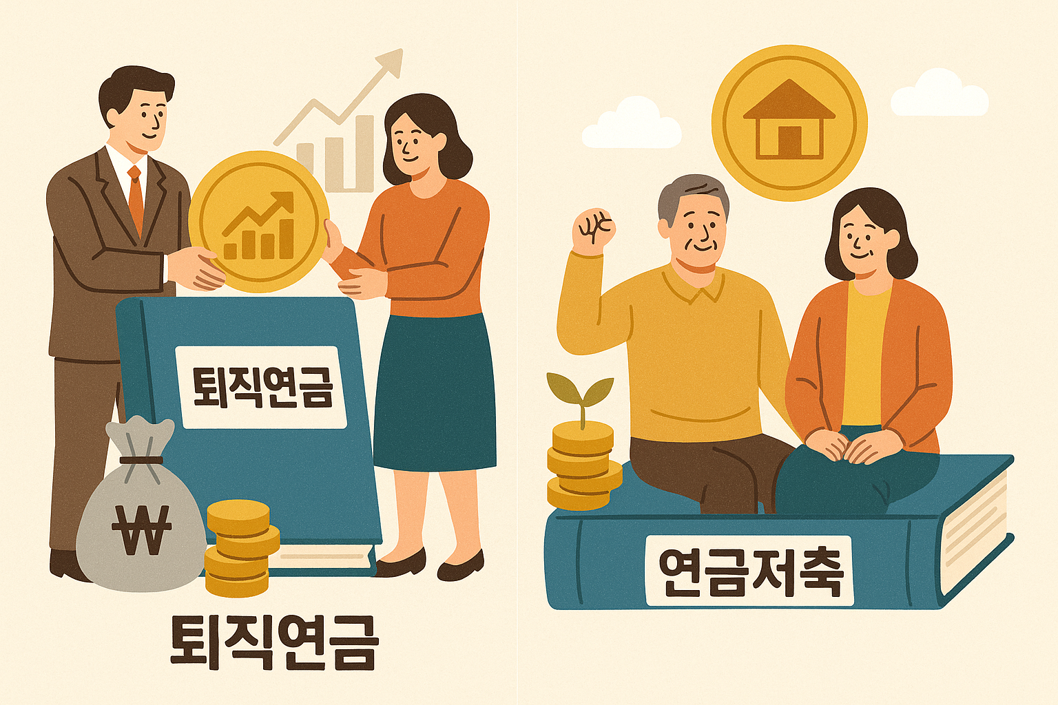 퇴직연금·연금저축 차이