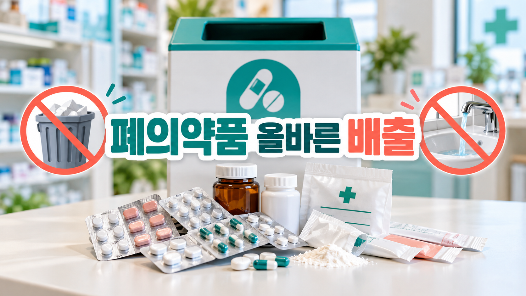 유효기간 지난 약 그냥 버리면 벌금? 폐의약품 올바른 배출 방법 총정리