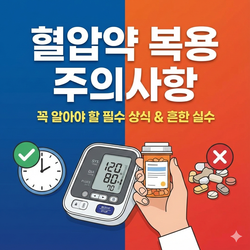 혈압약 복용 주의사항