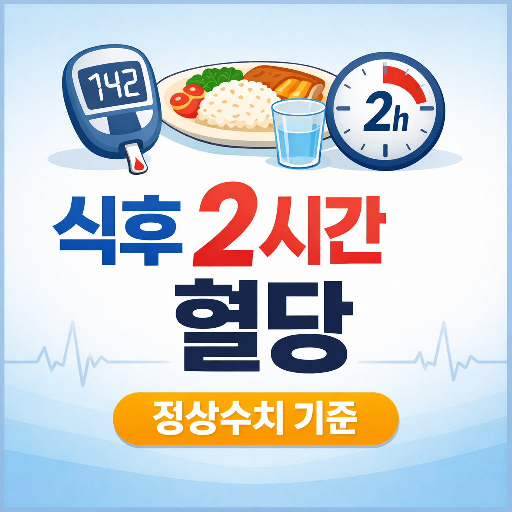 식후2시간 정상 혈당