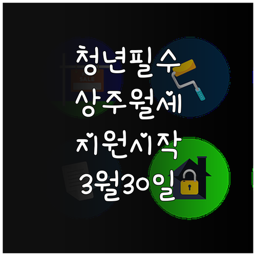 2026년 상주시 청년월세지원, 3월..