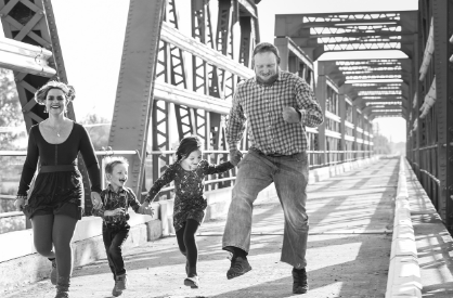 행복한 가족의 모습